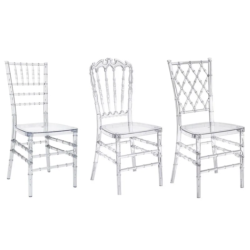 # Tiffany Wedding Chair Stackable Plastic White Clear Resin Crystal Chiavari Restaurant Chairs For Events Affordable Pricing