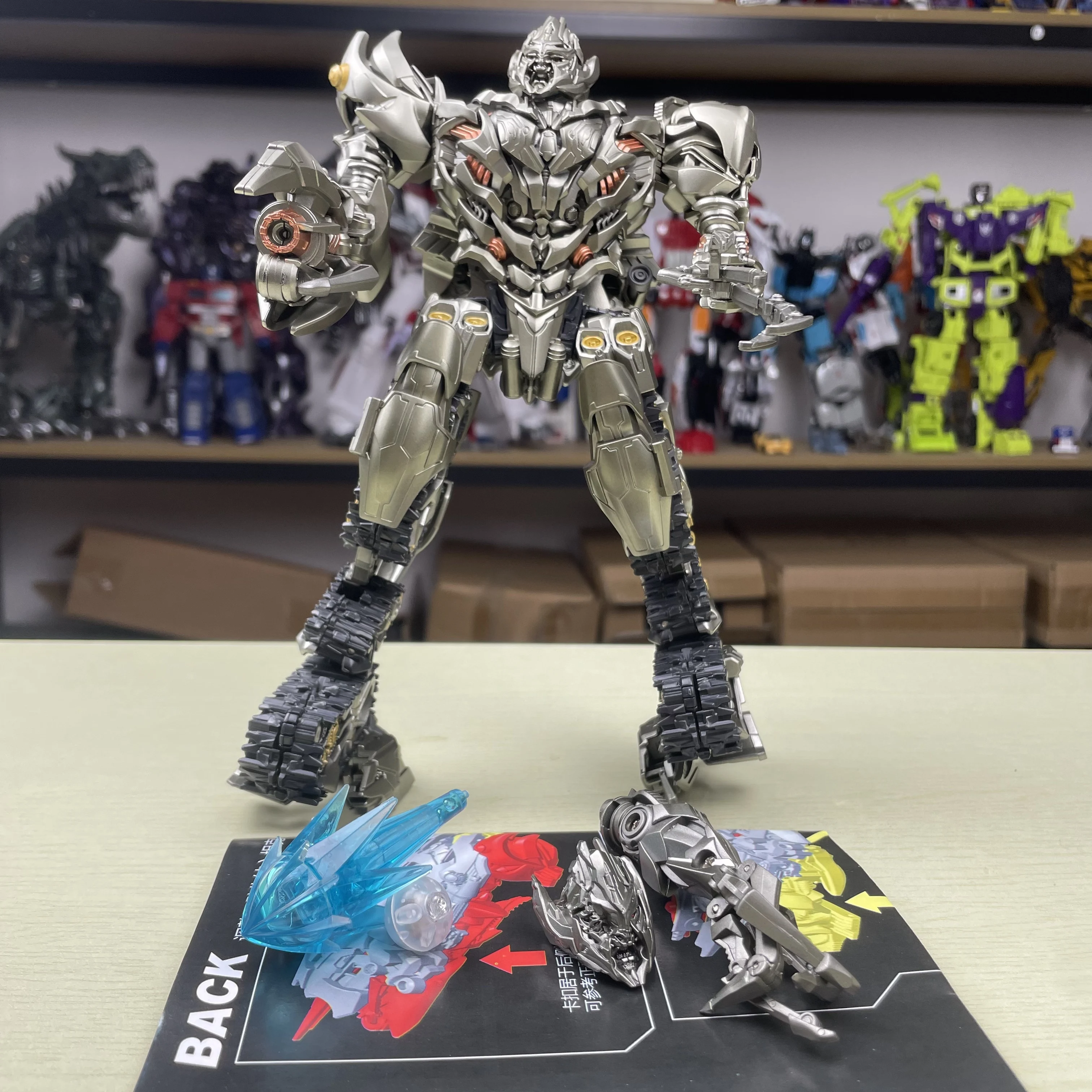 変換 GYHTOYS 8807 メガタンク 18 センチメートル映画バージョン金属コーティングスタジオシリーズ KO SS13 アクションフィギュアロボットのおもちゃ