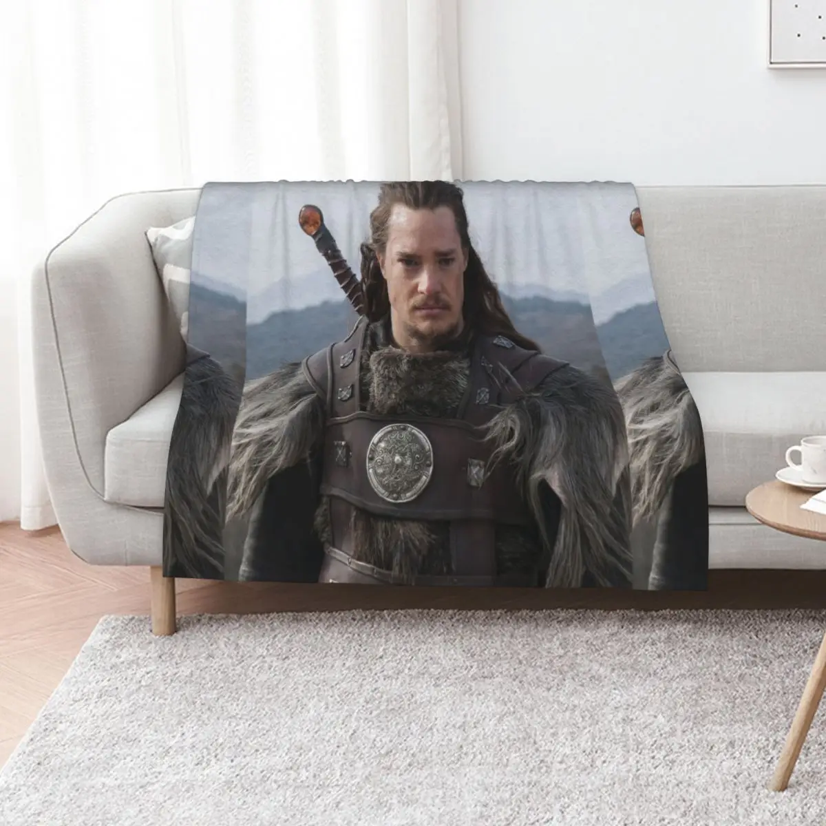 

Uhtred of The Last Kingdom Throw Blanket for babies Luxury St Shaggy Beach Blankets