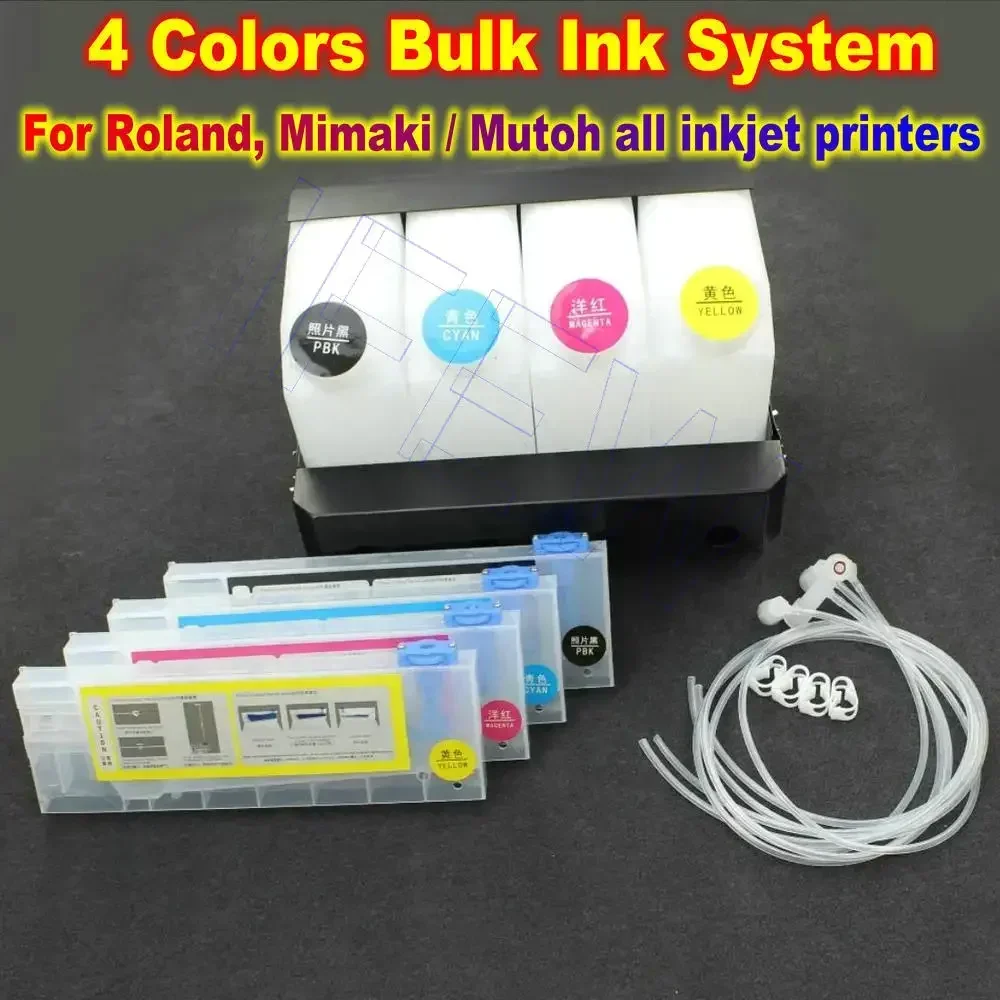 For Mimaki Mutoh Roland BN20 Bulk Ink System JV33 JV34 Refill Ink Kit Ciss Device JV33 CJV30 JV5 JV3 JV4 XJ640 RS640 RA640 RJ900