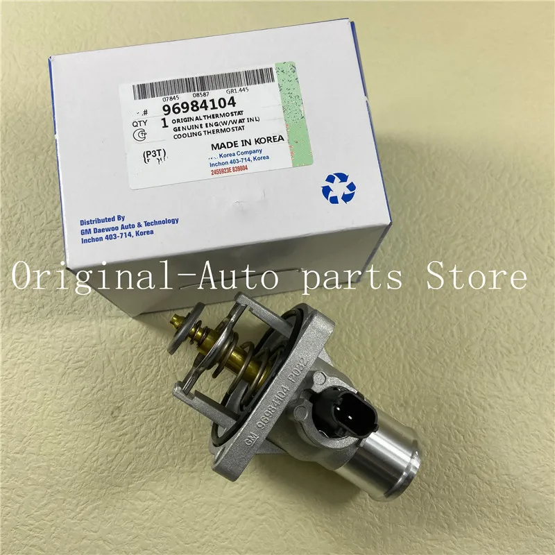 10 Engine Coolant Thermostat Assembly 96984104 For Chevrolet Aveo Cruze Sonic Orlando Opel Vauxhall Astra Zafira Signum 25193683