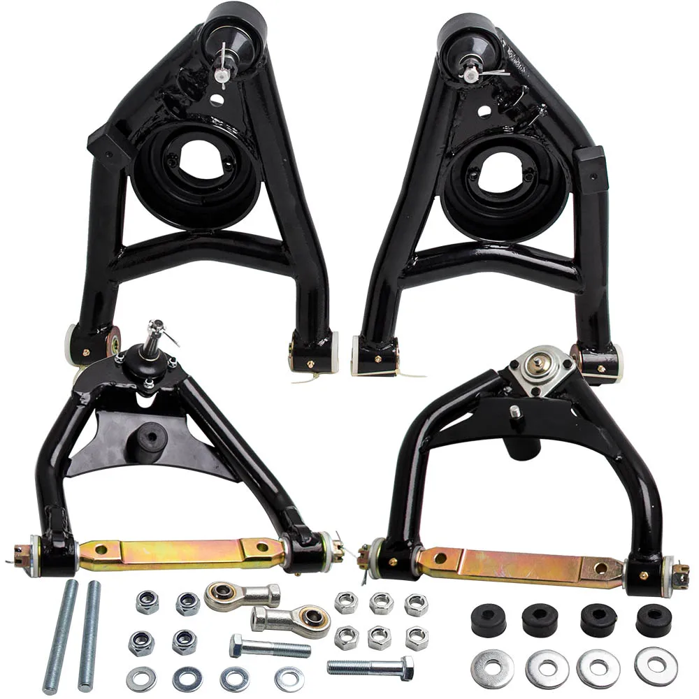 4PCS Control Arms Upper&Lower Set Suspension for Pontiac LeMans 1964-1972 for Buick Skylark 1968-1972