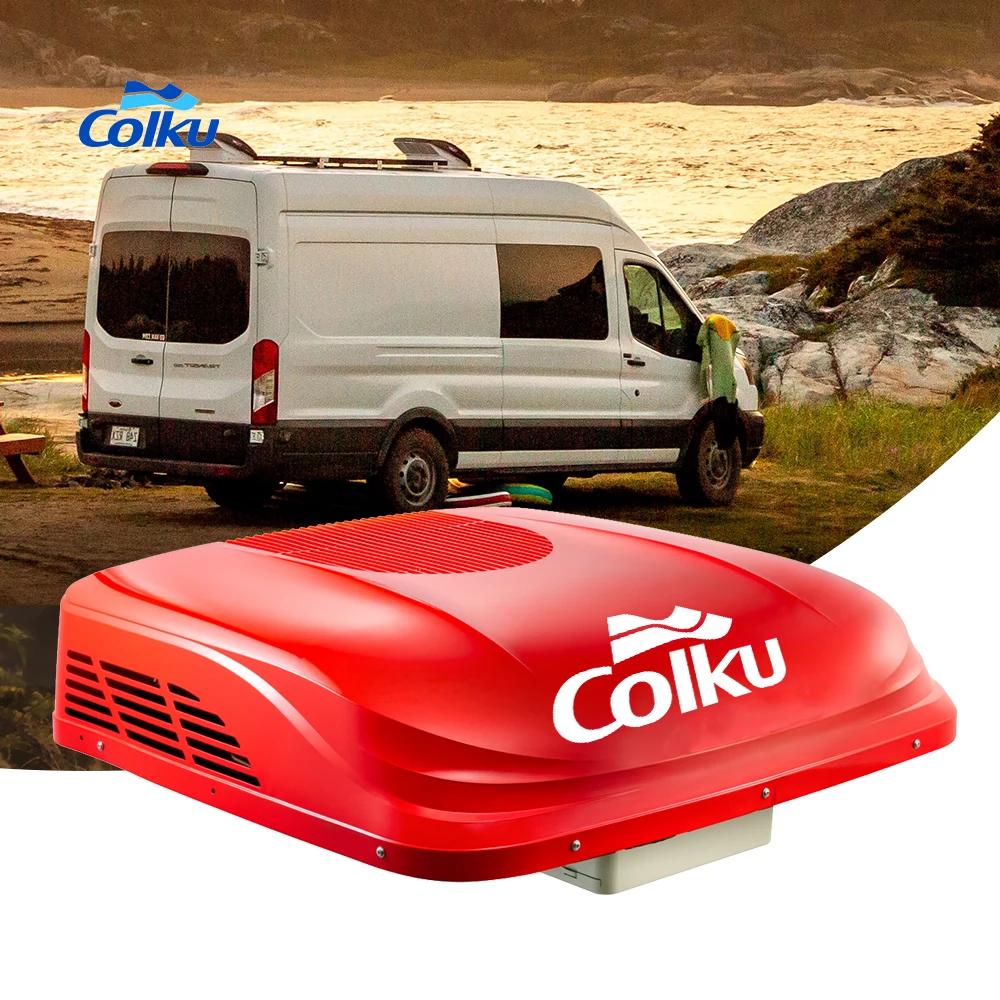 تيار مستمر 12 فولت مكيف الهواء على السطح وحدات التيار المتناوب على السطح وقوف السيارات برودة Rv قافلة تخييم متنقل