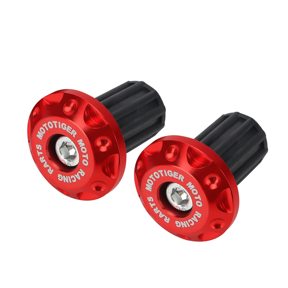 AliExpress 2pcs For Honda Yamaha KTM Dirt Bike Accessories Motorcycle Handle Bar Ends Plug Grips Handlebar Slider Motor Bike Plug Caps red