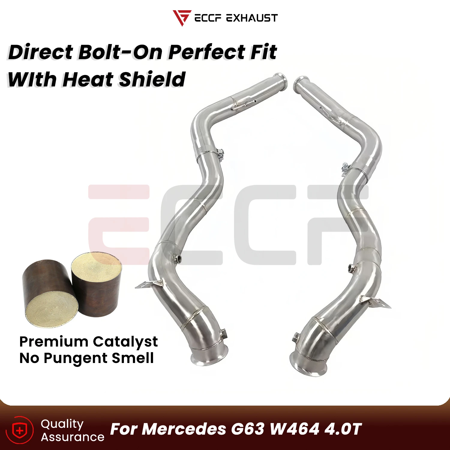 

Sporty Downpipe For Mercedes G63 W464 4.0T Aggressive Exhaust Sound Plug and Play Performance Upgrade