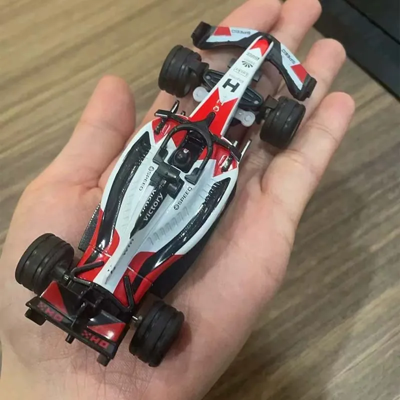 RC Car 2.4G 1:64 Mini Remote Control Car Alloy Simulation Model Car Speed Regulating Racing Toy Desktop Drag Racing Car Gift