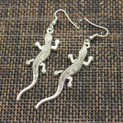 Hot Sales Lizard Gecko Pendants DIY Earringgs For Girl Gift