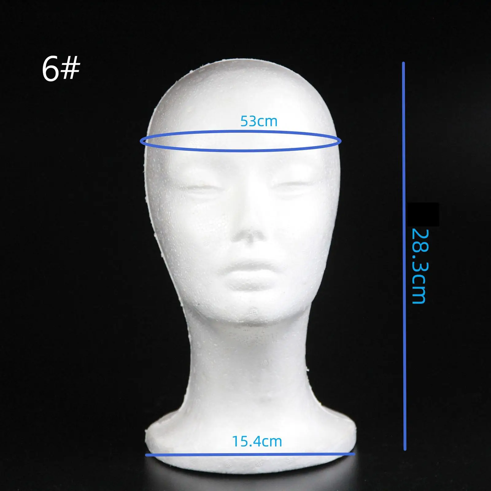 Foam Mannequin Head /Foam Mannequin Display /Wig Display Head/ Hairpiece Stand Display /Wigs /Hair/ Accessories/ Glasses