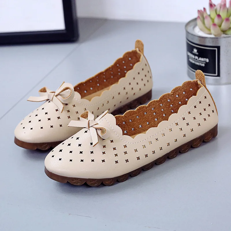 Comemore 2023 Spring Summer New Bowtie White Sneakers Mesh Tennis Female Women Loafers Casual Ballet Nurse Flats Shoes Woman 40