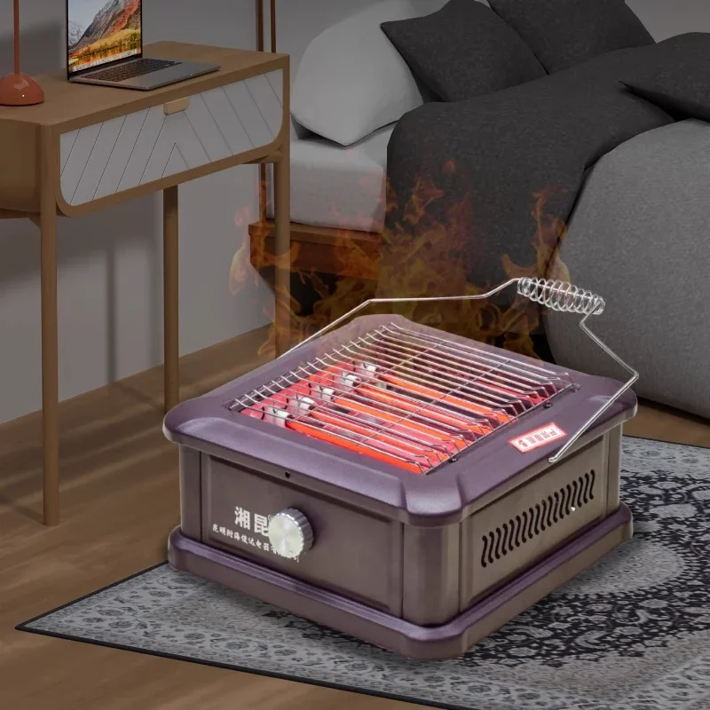 Small Quick Heating Heater,Multi Scene Single Side Fireplace,Quick Heating Home Foot Warmer,Quartz Tube Heating