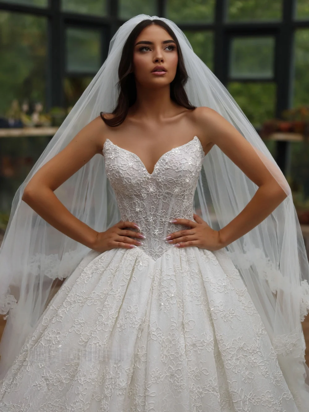 Detachable Sleeve Floral Lace Wedding Dress Exquisite Beaded Princess Bridal Gown New Customzied Dreamy Long Dresses For Bride