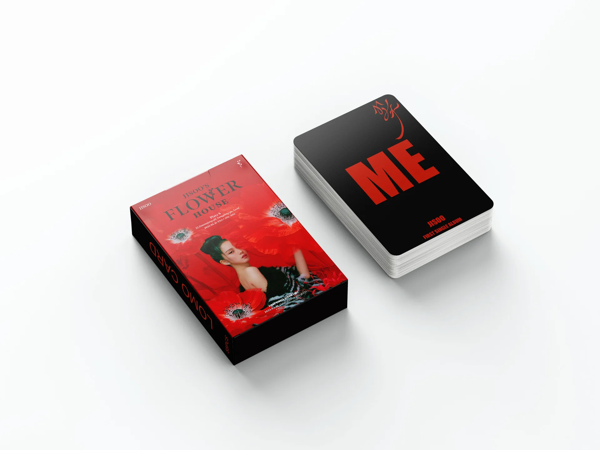 55Pcs Kpop Lomo JISOO ME Photocard SOLO WER Photo Print Cards Set Fans Collection