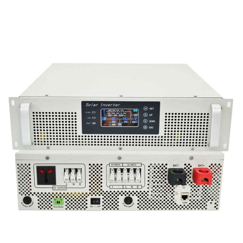 

High Quality Rack Mounted Solar Hybrid Inverter Built-in MPPT Charge Controller With LCD WIFI GPRS Optional