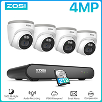 ZOSI 8CH 3K PoE Security Camera System 3K 5MP 8 Channel NVR 4MP HD Outdoor IP Cameras Dome Home CCTV Video Surveillance Kit