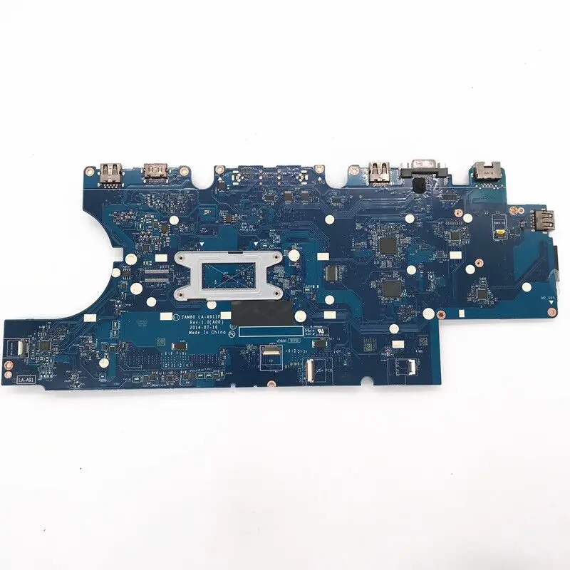 K9D27 0K9D27 CN-0K9D27 Mainboard Para Dell 15 5550 E5550 Laptop Placa-mãe ZAM80 LA-A911P W/ SR2V3 I7-5600U CPU 100% Completamente Testado