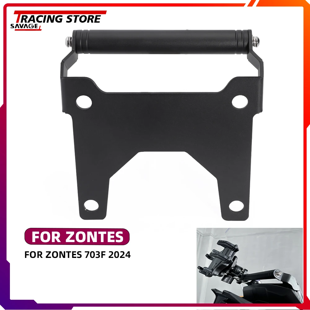 

2024 703F Motorycle 22mm Mobile Phone GPS Sat Nav Navigation Mounting Extension Bracket For ZONTES 703 F Handlebar Bar Holder