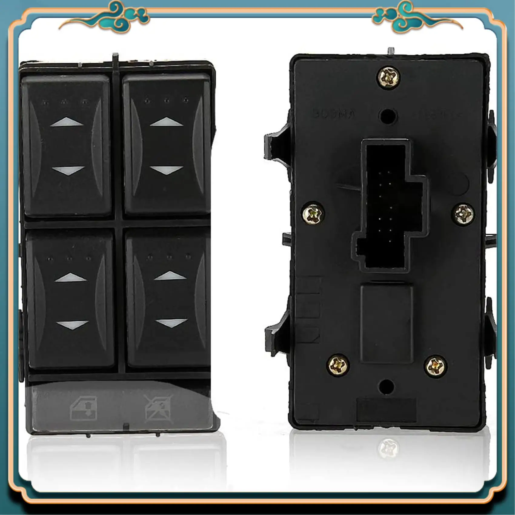 Latest New 3S7T-14A132-BA 3S7T14A132BA For Ford Mondeo MK3 2001-2007 Master Power Window Switch Button Car Accessories