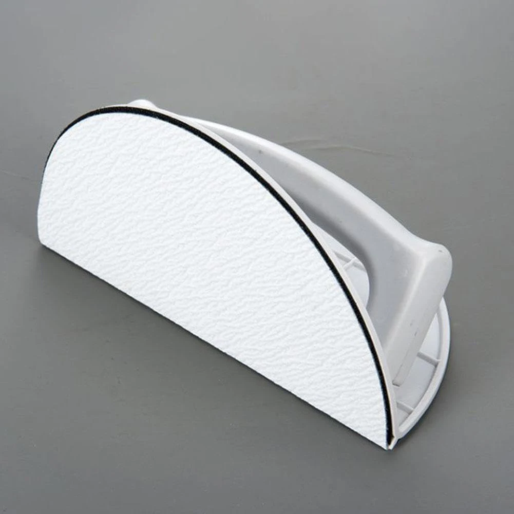 

Multifunctional Sandpaper Rack Self-Adhesive Sanding Sandpaper Tool Semi-Circular Angle Sanding Tool with 10 Sandpaper