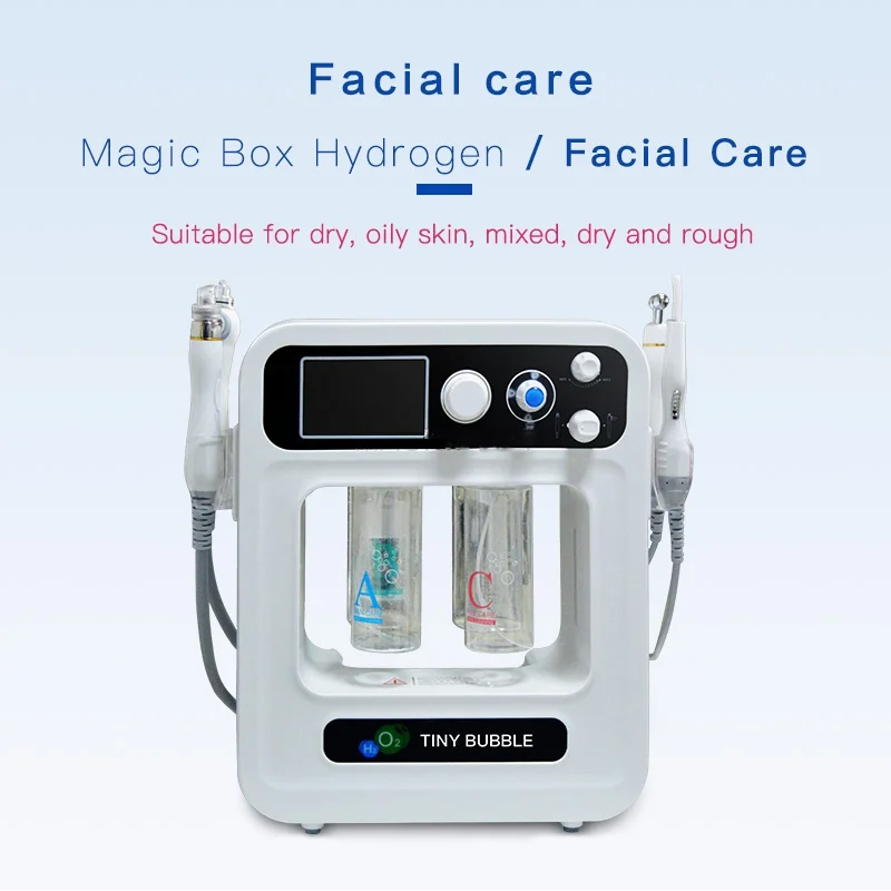 4 In 1 H2O2 Water Oxygen Bubble Jet Peel Beauty Skin Multifunction Care Machine Aqua Peeling Anti Aging