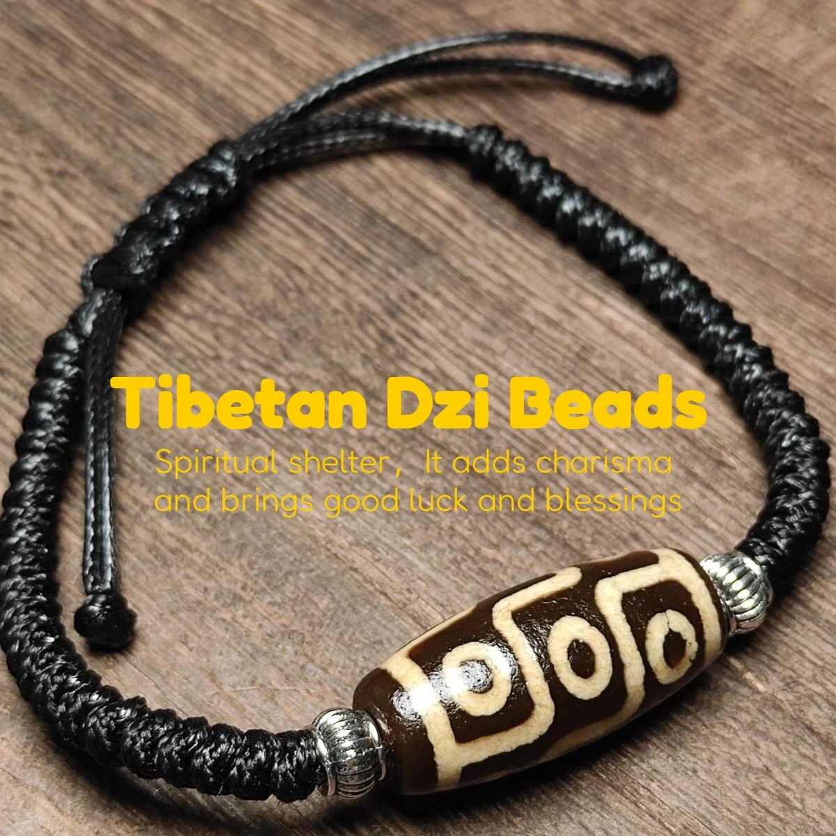 Tibetan Buddhism Dzi Beads Bracelet Adjustable Leather Cord Braided Agate Lucky Amulet Bracelets Men Women Healing Jewelry Gifts