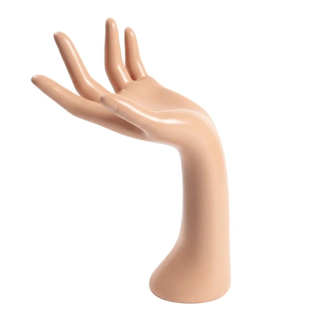

Elegant 29cm Mannequin Hand 3 Color Realistic Jewelry Display Stand PVC Bracelet Display Stand