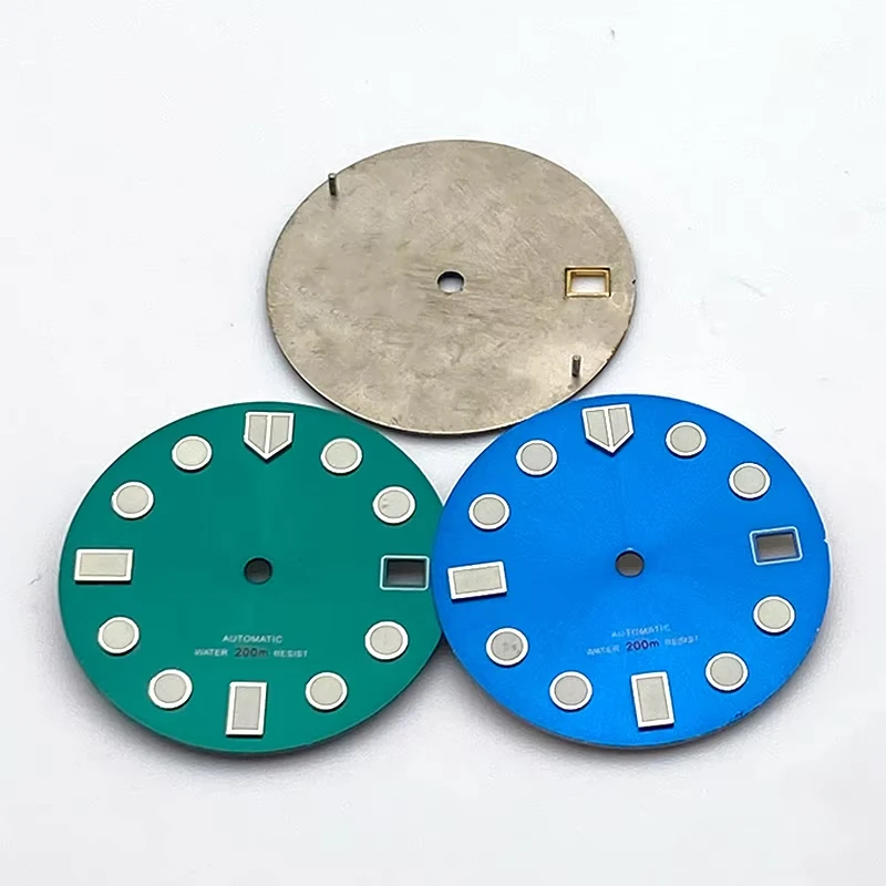 Mod 28.5mm Watch Dial Fit For 7S26 NH35 NH36 4R Movement SKX007 SKX009 SPRD 6105 Tuna Samurai SPB185 Watch Case NH35 Watch Dial