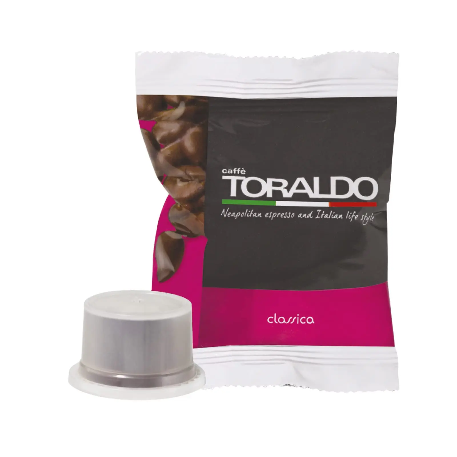 CAFÉ TORALDO |   Capsules compatibles One System * (100 unités, mélange classique)