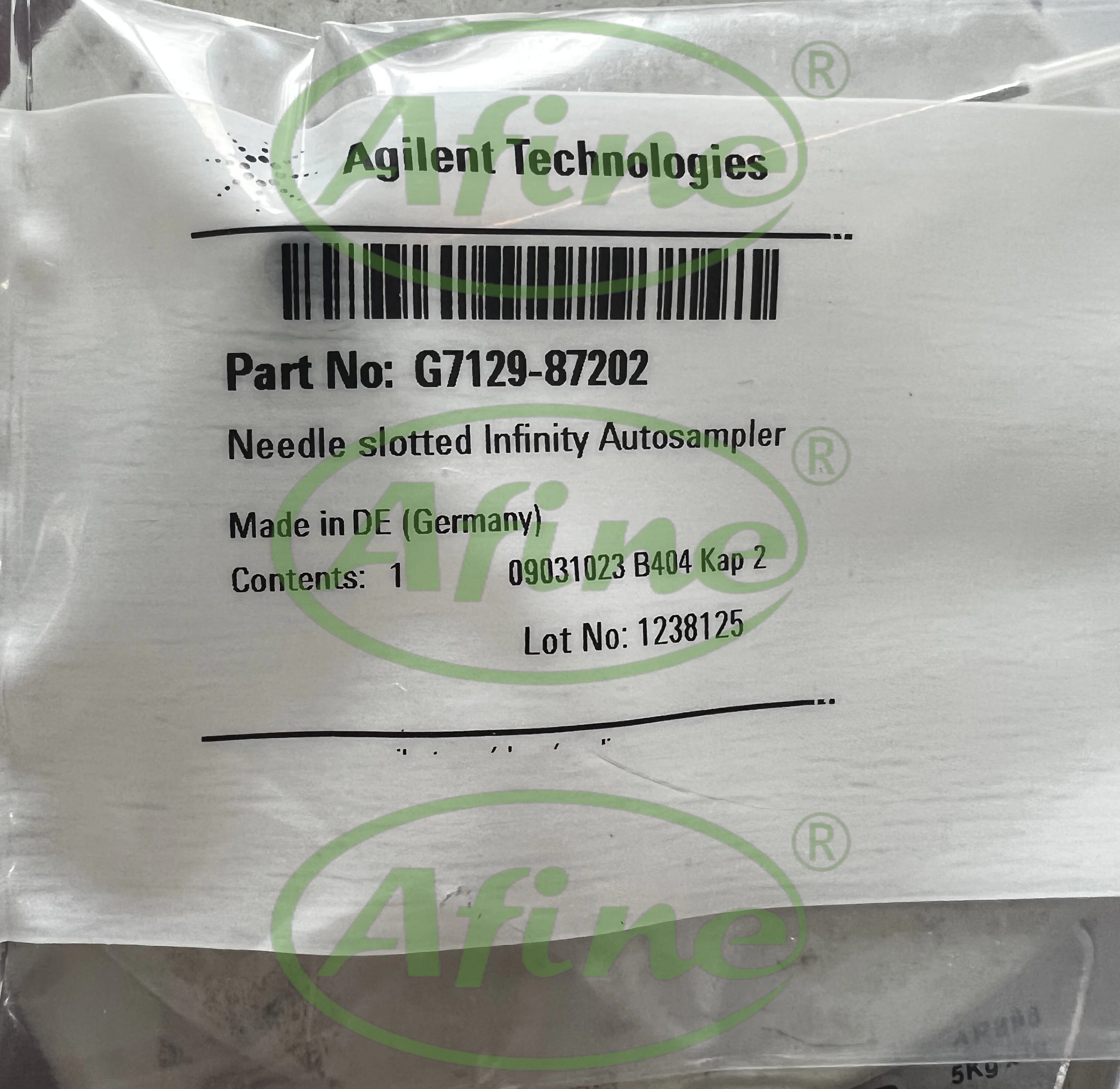 

AFINE Agilent HPLC Autosampler Syringes Needles G7129-87202 Needle Assembly Slotted for 1290 Infinity II Vial Feeder