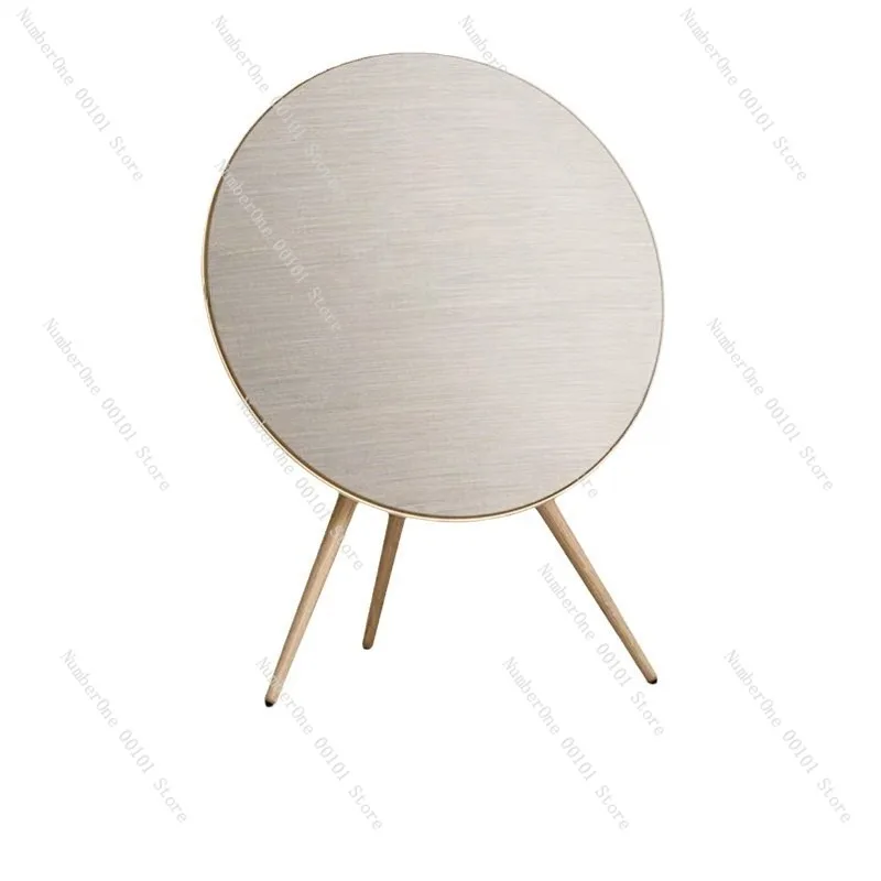Futuristic UFO Style Wireless Bluetooth Speaker Replaceable Fabric Mesh Portable Stand Subwoofer Stereo Sound Bass Audio System