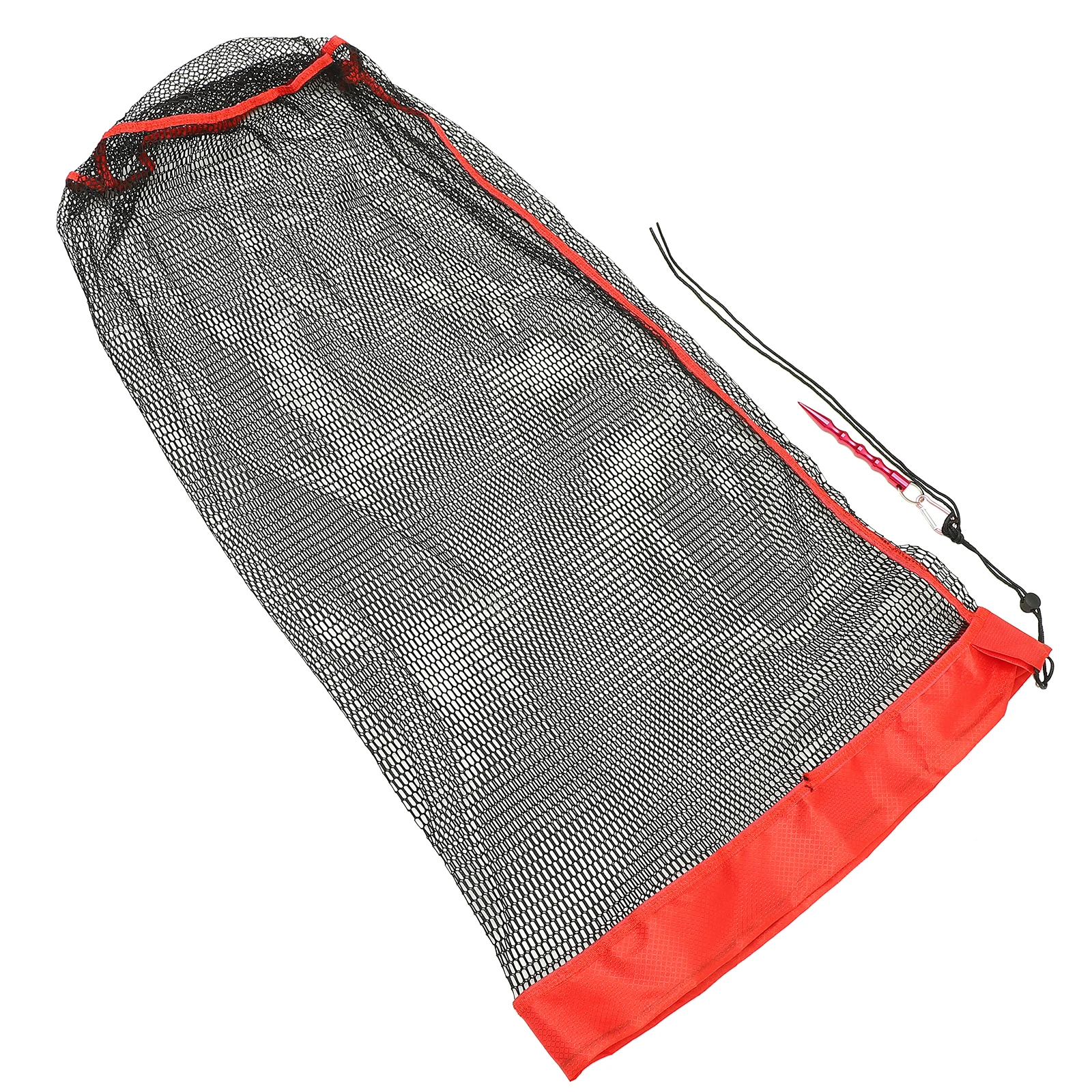 

Thickened Fishing Net Large Capacity Foldable Mesh Bag Deep Design Reusable Nylon Fish Guard Basket Equipment