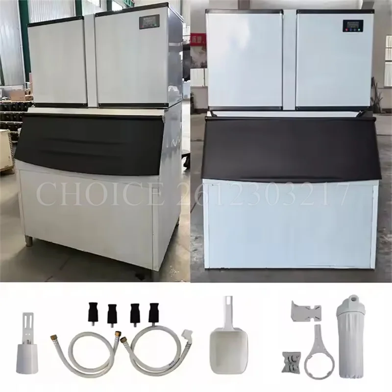 Commercial 1000kg Cube Ice Making Machines Coffee KTV Restaurant Ice Machine Automatic Large Capacity Ice Cube Making Machine