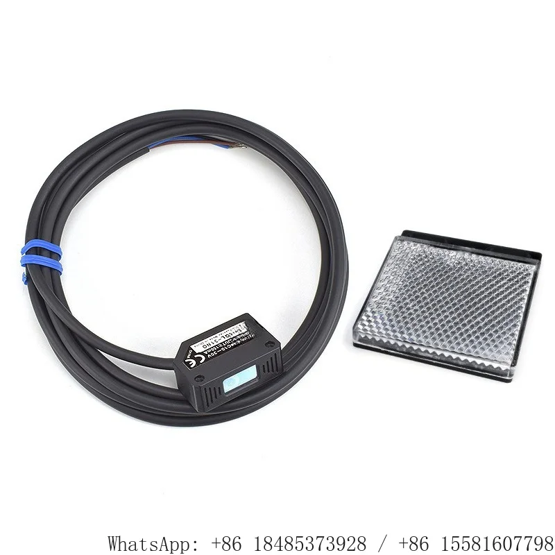 Retroreflective Laser Photoelectric Switch LQL-31NO 8m Range Visible Red Spot Industrial Object Detection Sensor