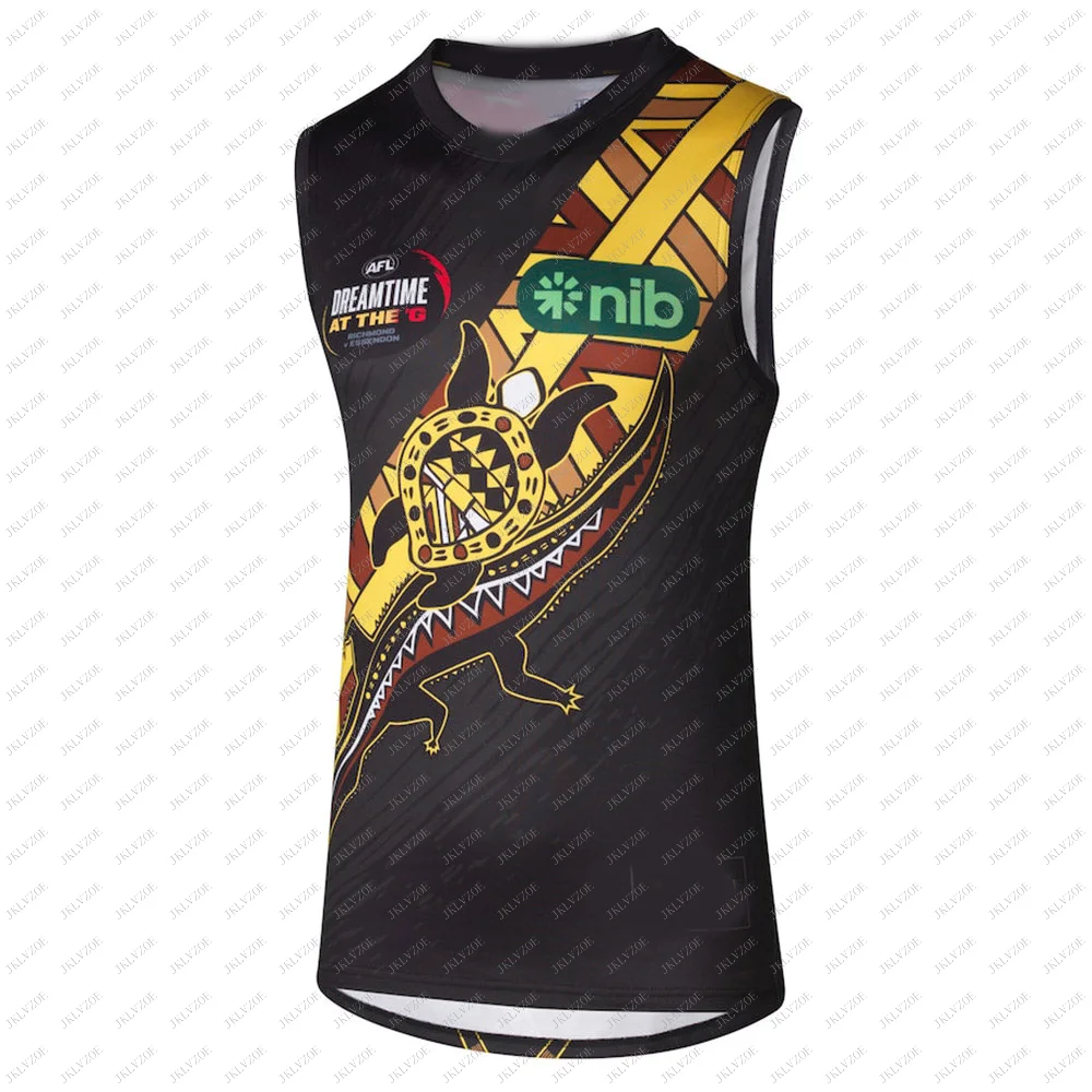 2024 Richmond AFL Rugby Jersey Clothes Player Girls Women Tee Men Kids Children T Shirt Team Home Home Top Guernsey New Hot 25