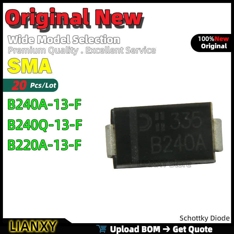 20Pcs Sma B240A-13-…