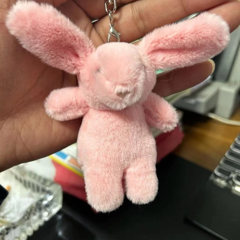 Cute Cartoon Rabbit Keychain Women\'s Bag Wallet Purse Pendant Charm Fun and Unique Accessory for Phone Bags and Keys