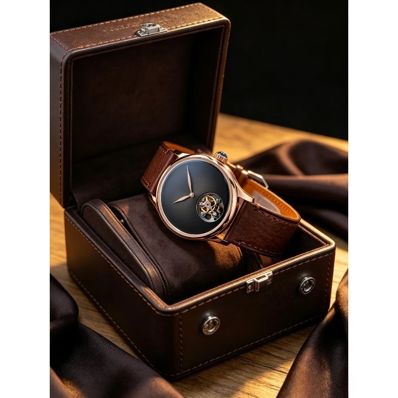 Customized watLight Luxury Mechanical Men's Watch Tianjin Movement 8000 Tourbillon Sapphire Wordless Tianshu Fashion Men's Watch