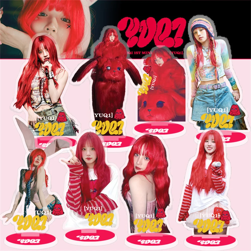 

Kpop YUQI Figure Standee (G)I-DLE Humanoid Acrylic Stand-up Jeon So-yeon Minnie Cho Miyeon Shuhua Desk Ornaments Fans Gift