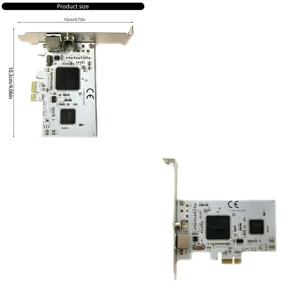 

Full Screen Display PCIE Video Card PCIE Expansion Card Easy Installation for Monitoring Use Multiple Format