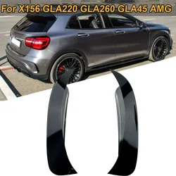 Rear Bumper Splitter Air Vent Cover Trim Canards Fins for Mercedes-Benz X156 GLA200 GLA250 GLA45 AMG 2013-2018 Car Accessories