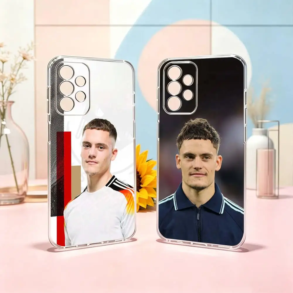 F-Florian Wirtz Football Player  Phone Case For Samsung S25,S24,S21,S22,S23,S30,Ultra,S20,Plus,Fe Transparent Cover Gift