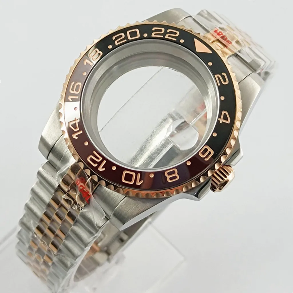 

Наручные часы Goutent с сапфировым стеклом 40 мм, Женский керамический ободок подходит для NH34 NH35 NH36 ETA 2824 PT5000 ST2130, автоматический механизм