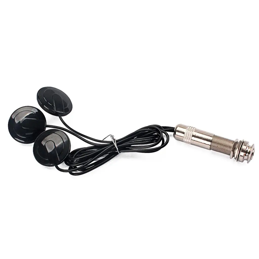Kit de montage transducteur piézo 6,35 mm pour cheville de guitare et violon, pour performance acoustique et classique