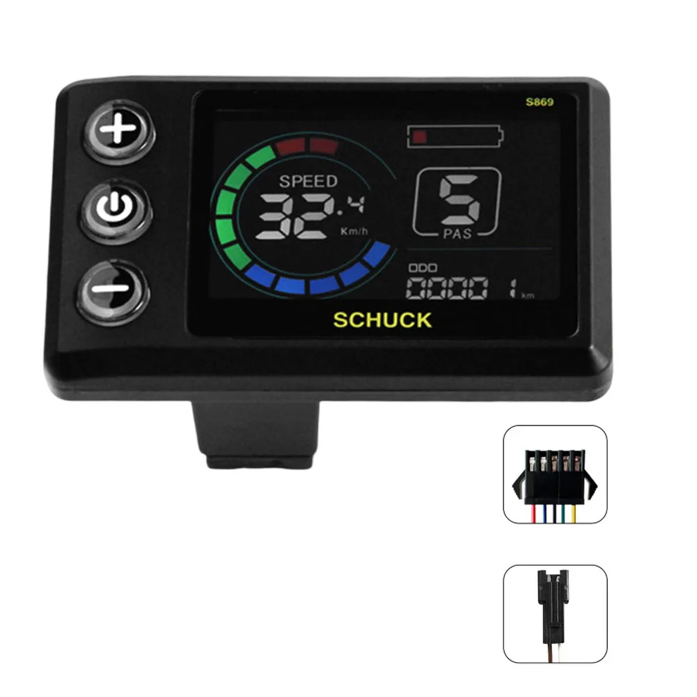 Biking Accessories for ebike LCD Display High Pressure Fan Lcd Display Installation Compatible for omd 2 Communication Protocol