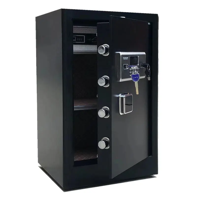 Safe Household Small Double Lock All Steel Large Double Door Password Safe Deposit Box Office Anti-theft Safe Key