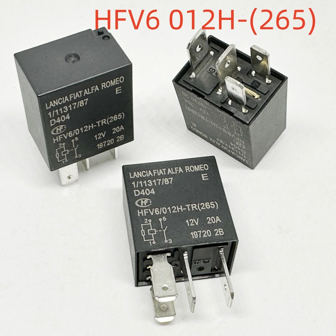 New HFV6-G 12-HT-R/(559)/(265)/(933);HFV6 012H-TR;HFV6 024H-T ; (V6A-12V/24V-20A/30A/35A) Relay 4pins