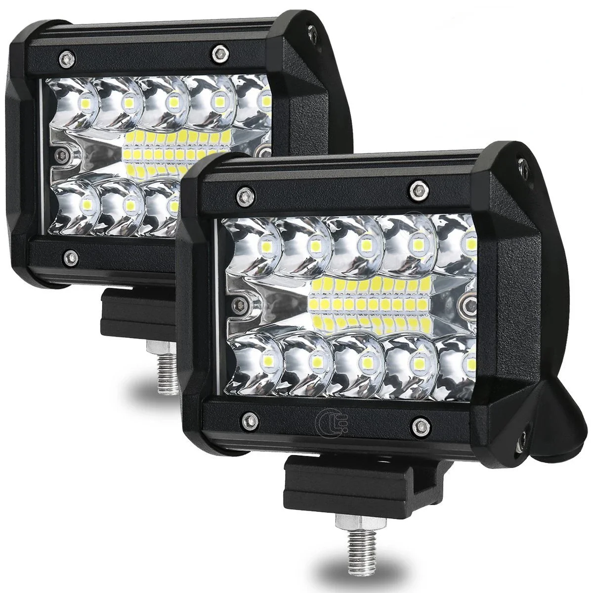 20LED 60W Signal Light 4 Inch Engineering Light Three Rows Long Street Lighting