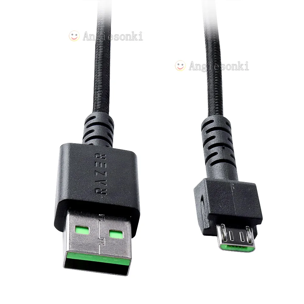 Cable de carga de línea de datos Micro USB para Razer Mamba, ratón inalámbrico RC30-027101/Razer Mamba, ratón HyperFlux/Firefly HyperFlux