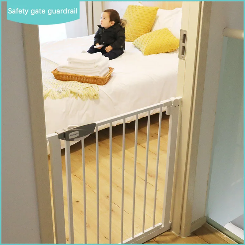 Child Safety Door Guardrails Baby Stairway Guard Rail Baby Fence Fence Gate Bar Double Safety Bolt Baby Playpen