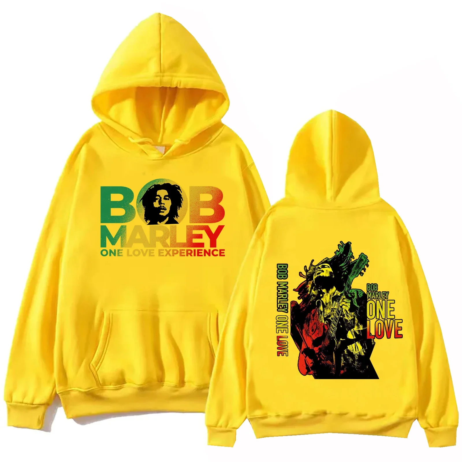 Bob Marley 2024 Hoodie Harajuku Hip Hop Pullover Tops Popular Music Sweatshirt Fans Gift Plus size