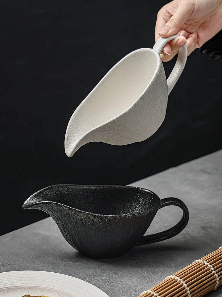 Western Cuisine Ceramic Sauce Cup Burnt Sauce Dish Salad Spoon Holder Black Pep…